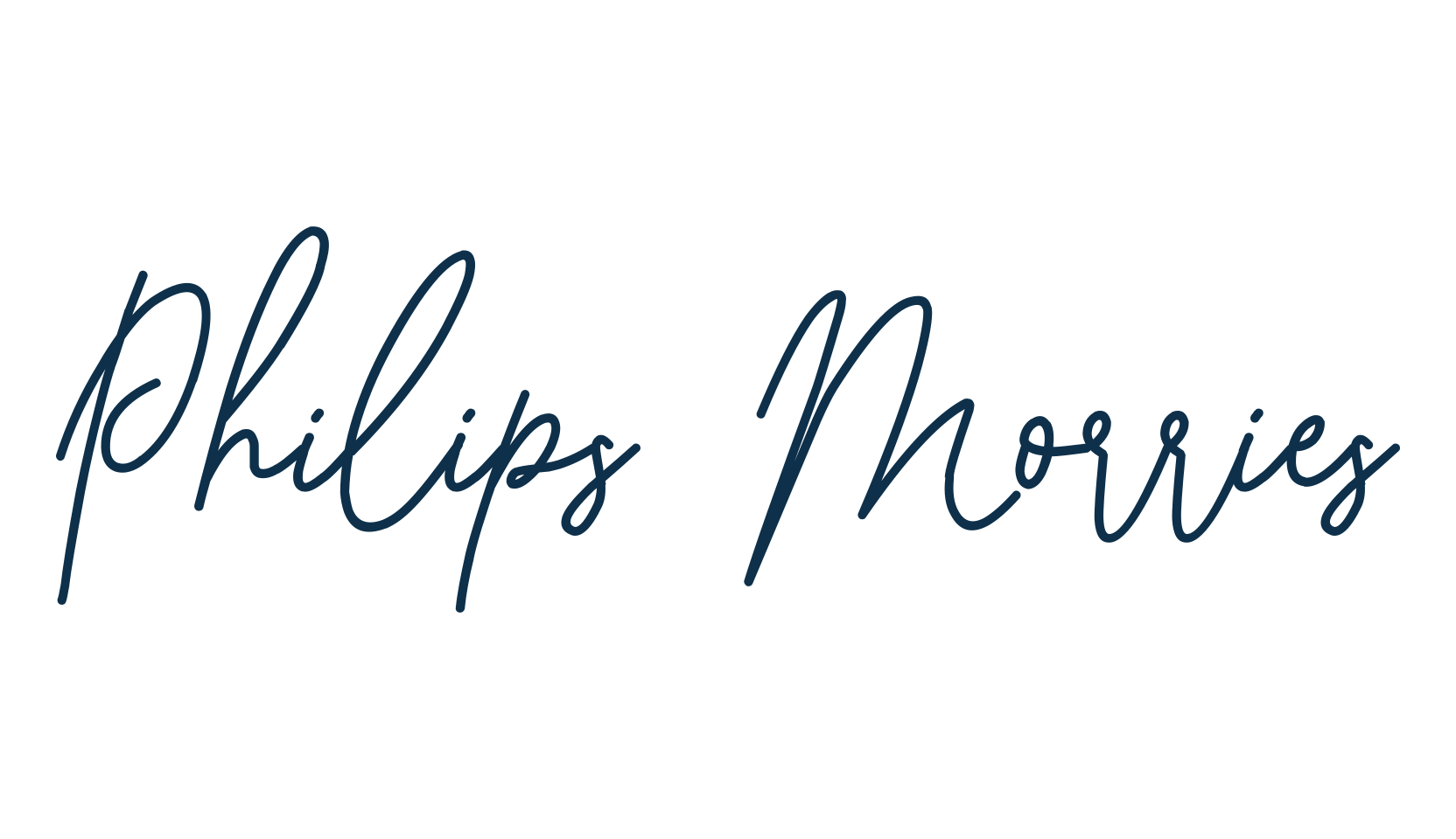 Philips Morries, handwriting font preview