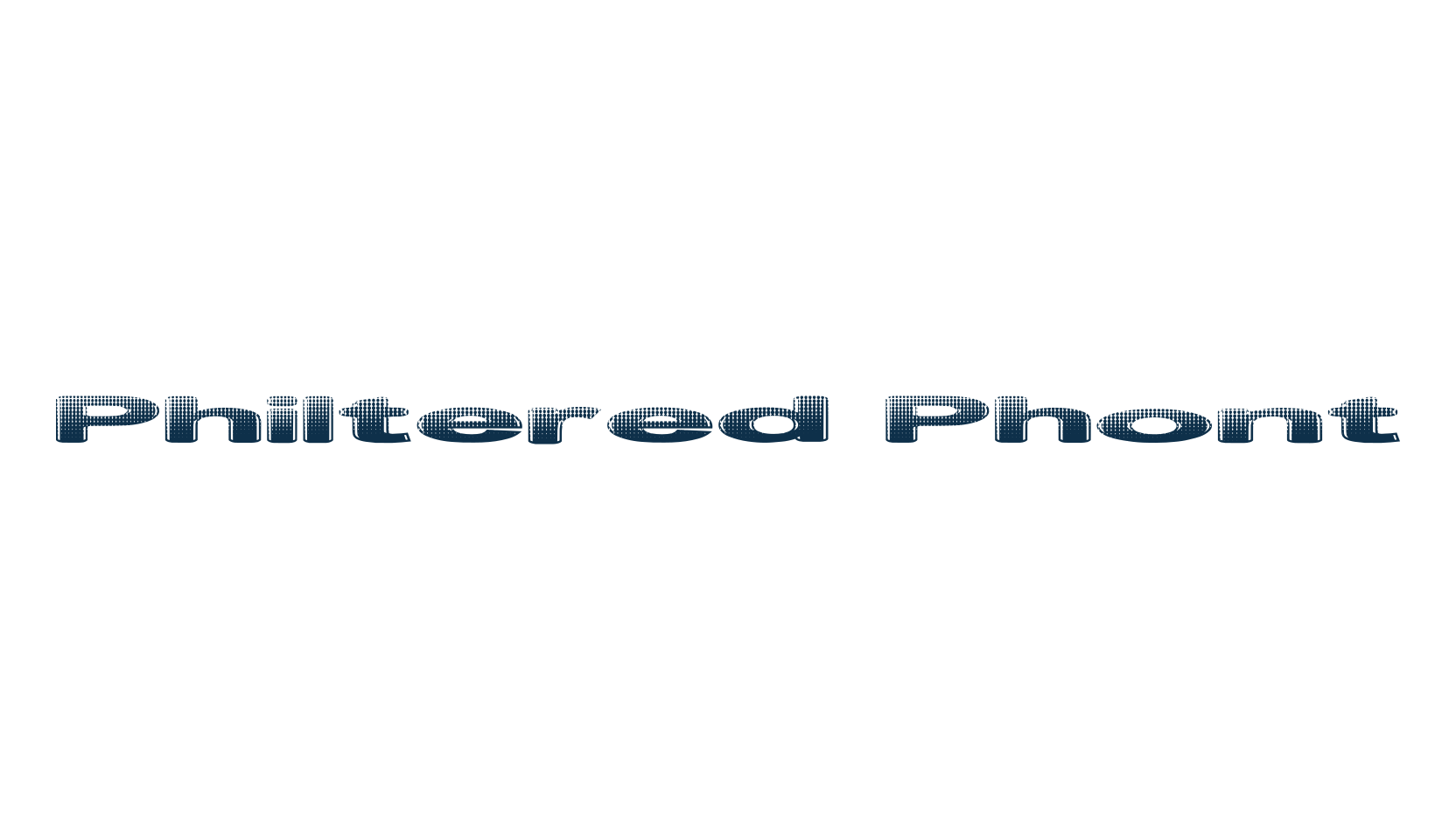 Philtered Phont, fancy decorative font preview