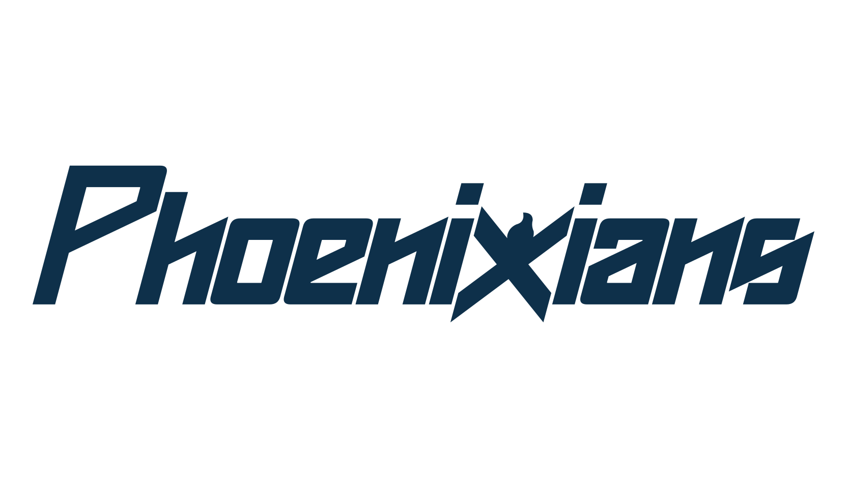 Phoenixians, fancy various techno sci-fi font preview