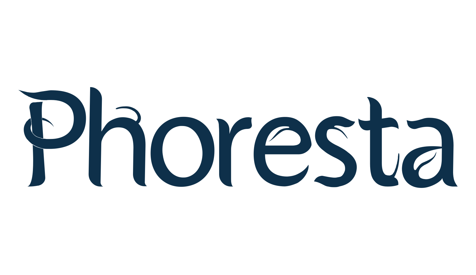 Phoresta, fancy decorative font preview