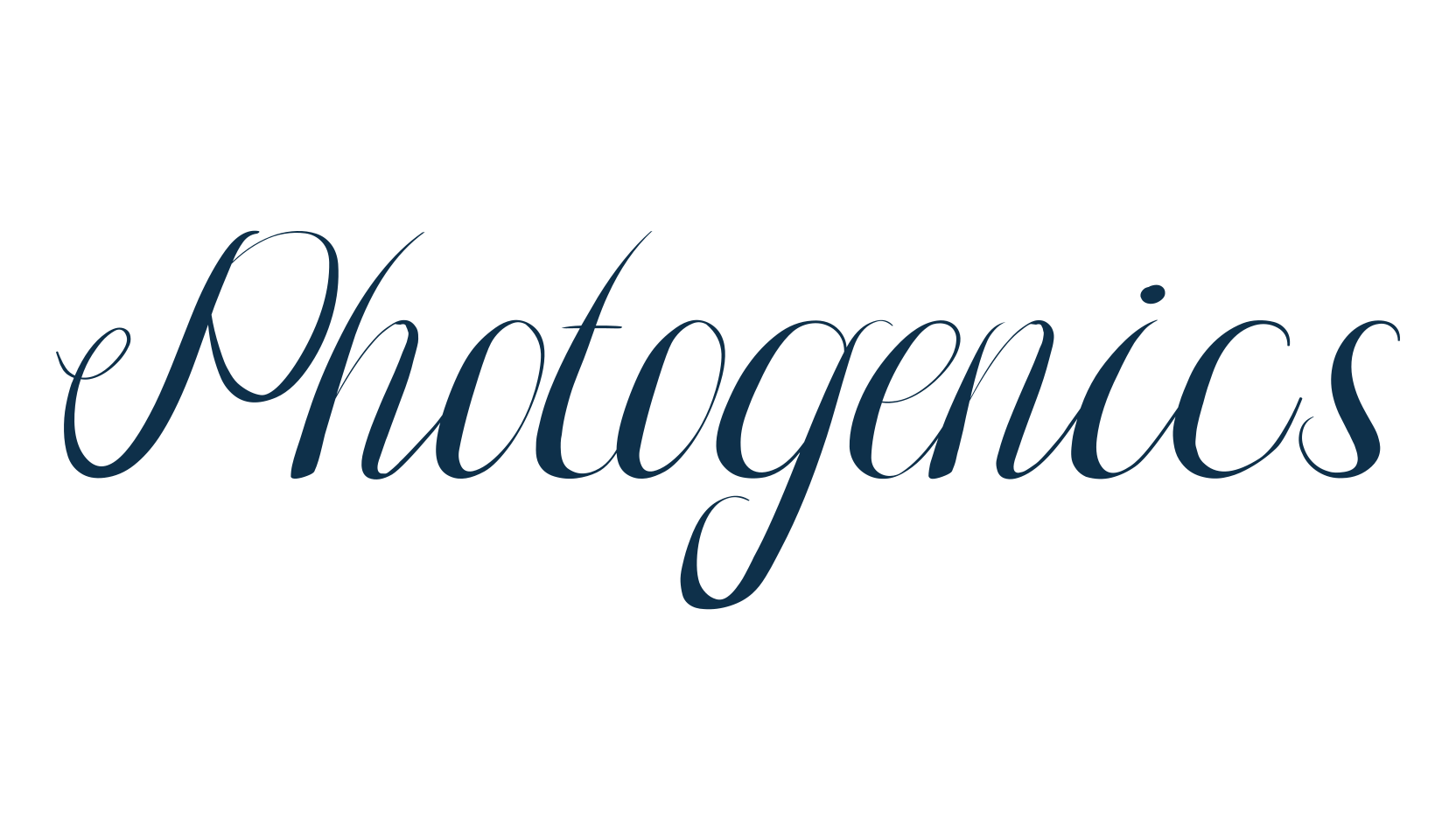 Photogenics, script calligraphy fancy decorative font preview