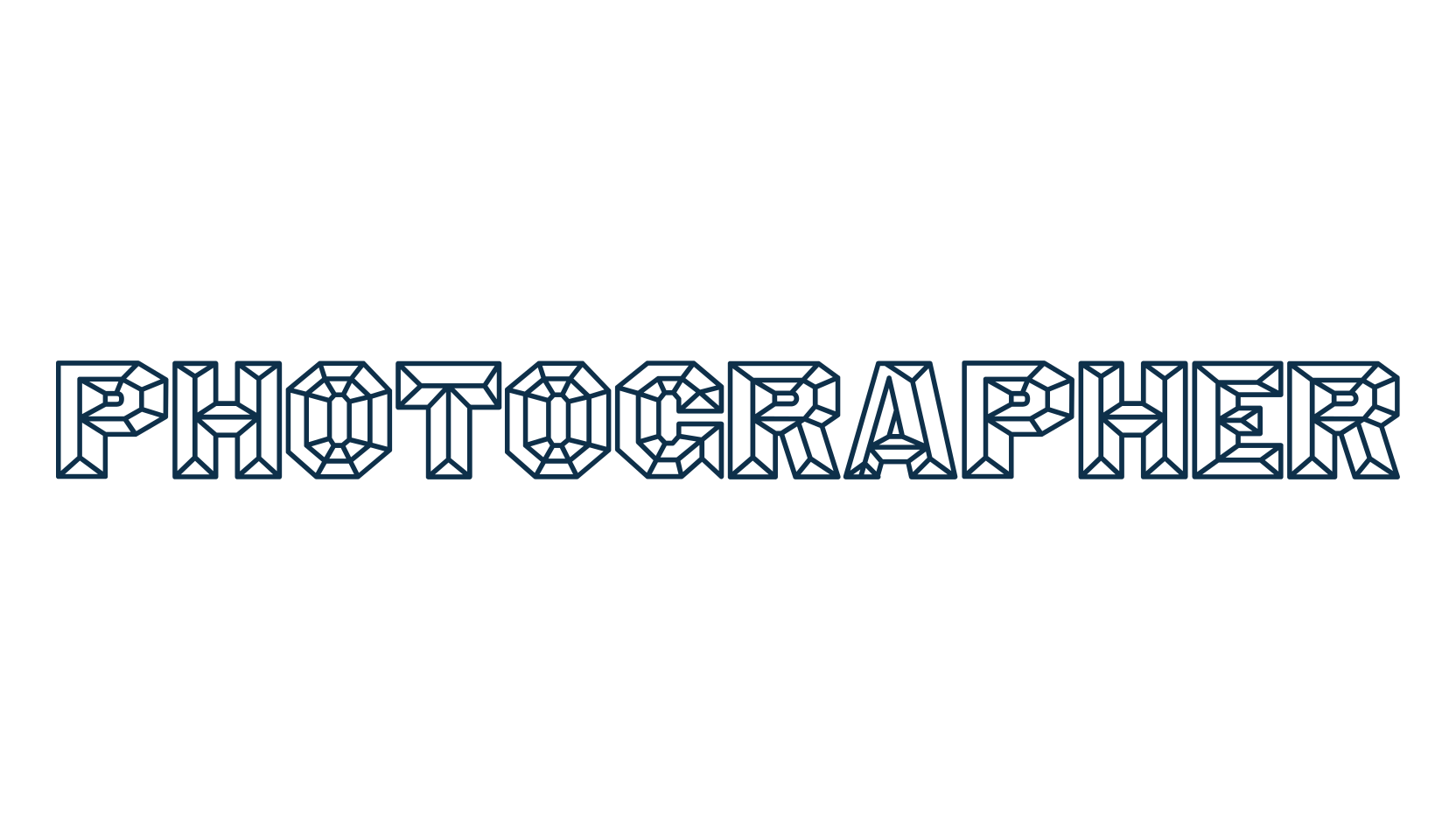 Photographer, fancy various decorative font preview
