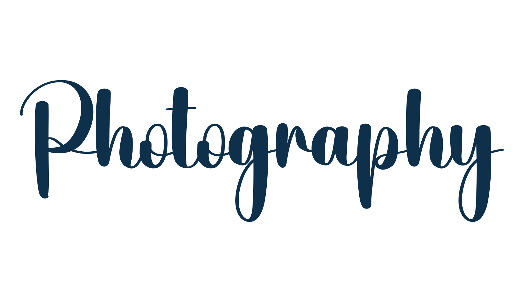 Photography (photography-4), various font preview