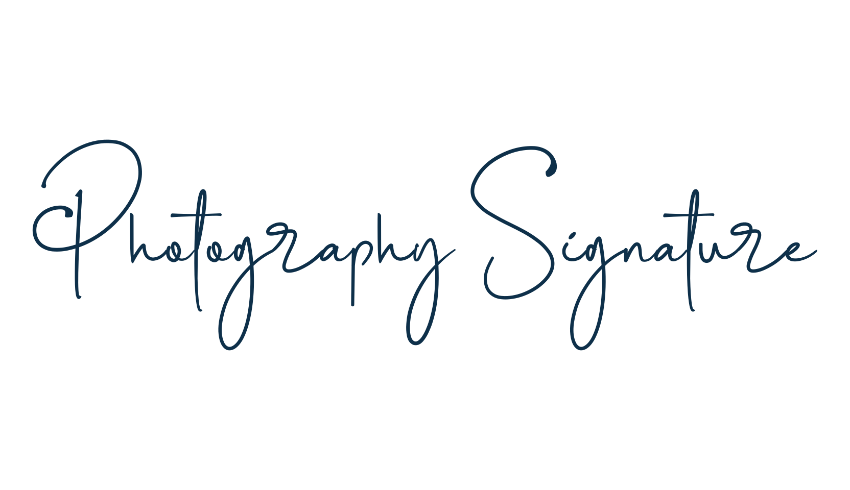 Photography Signature, script handwritten fancy decorative calligraphy font preview