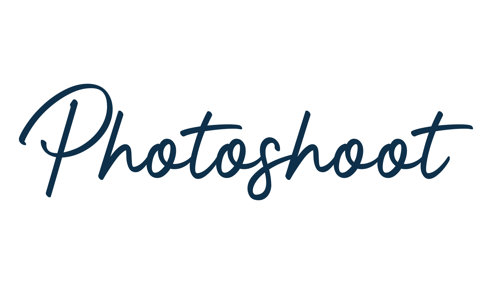 Photoshoot, handwriting font preview