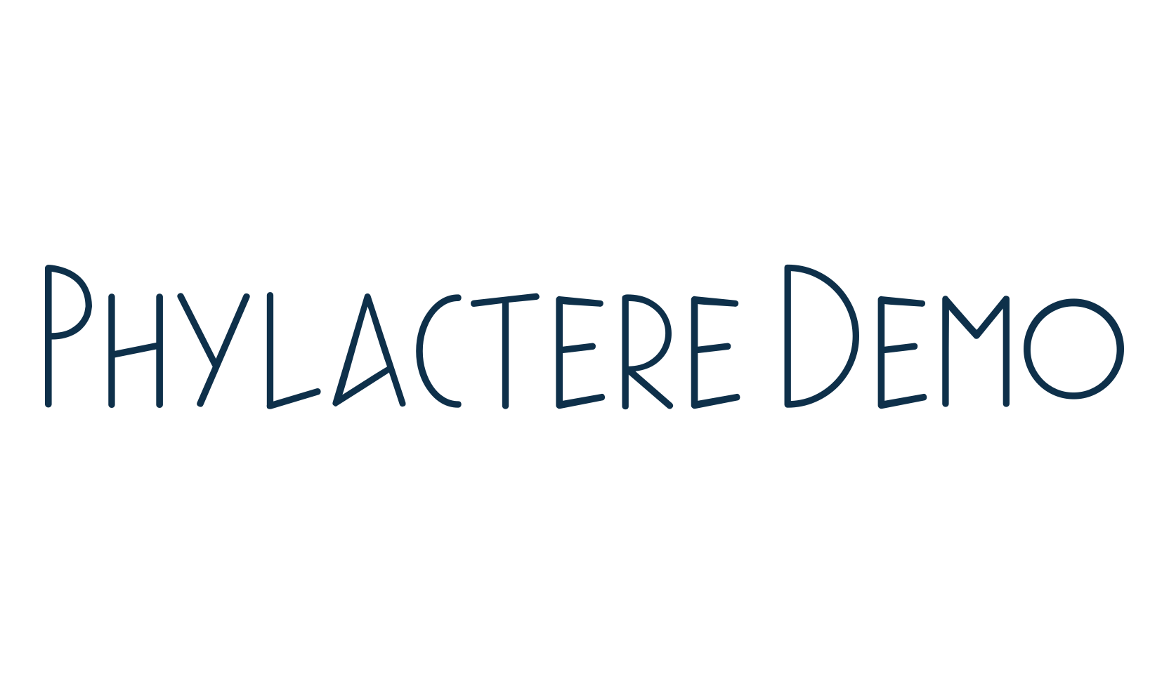 Phylactere Demo, various font preview