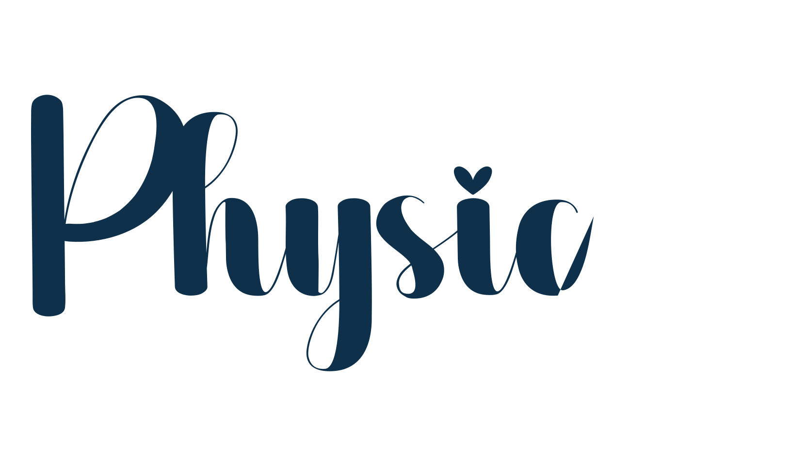 Physical, fancy decorative font preview