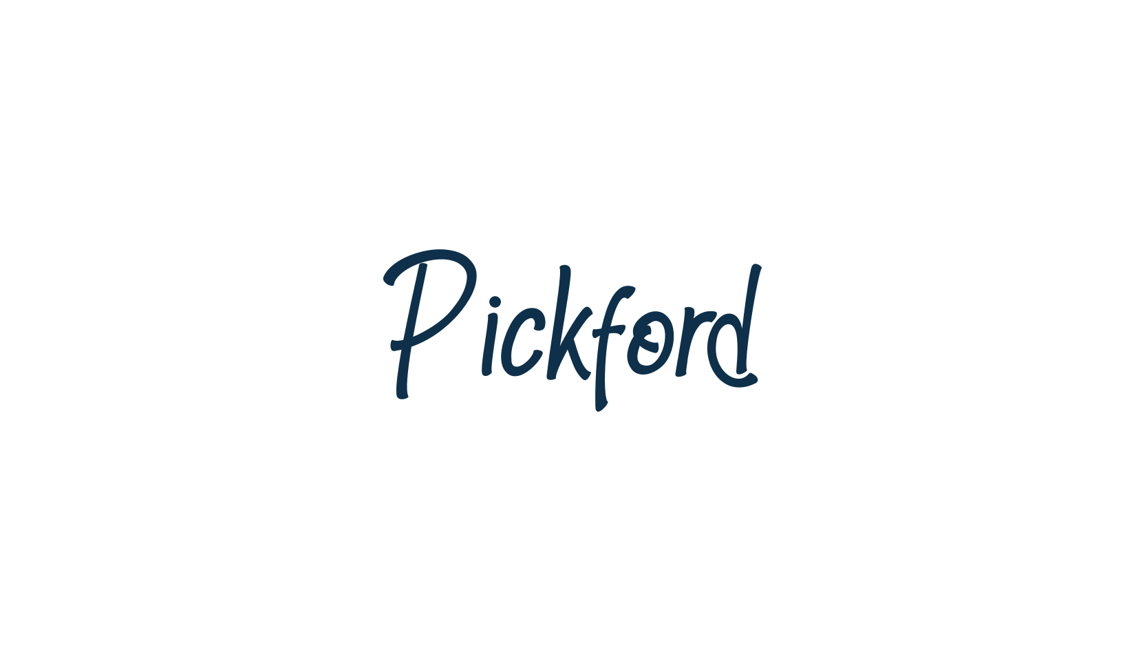Pickford, fancy decorative font preview