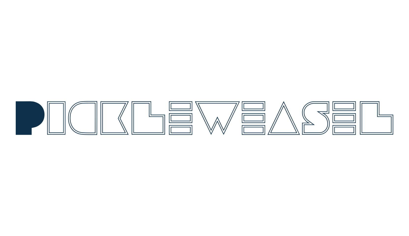 Pickleweasel, fancy groovy decorative font preview