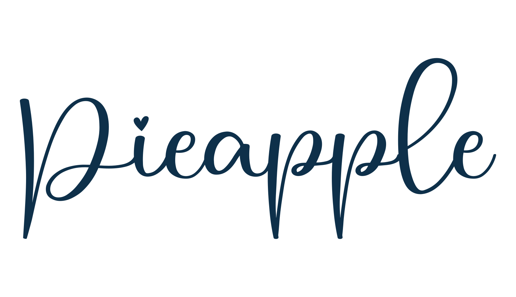 Pieapple, fancy decorative font preview