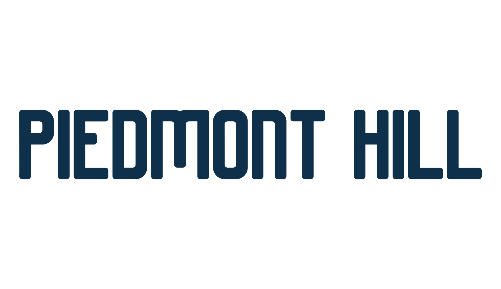 Piedmont Hill, various font preview