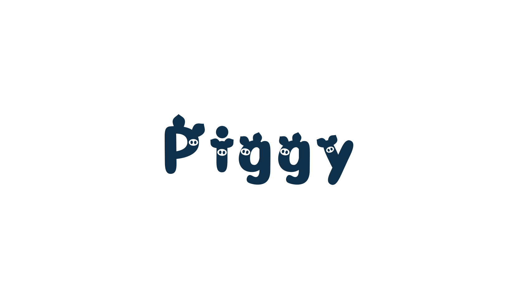 Piggy, decorative font preview