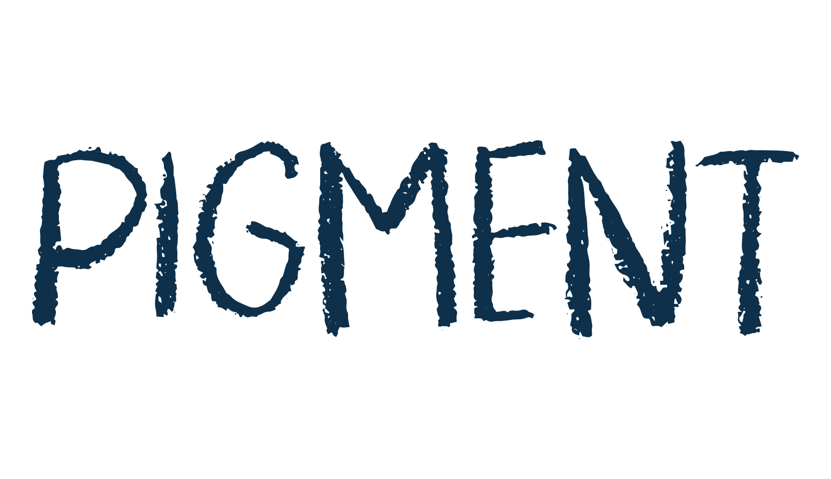 Pigment, script handwritten fancy decorative calligraphy font preview