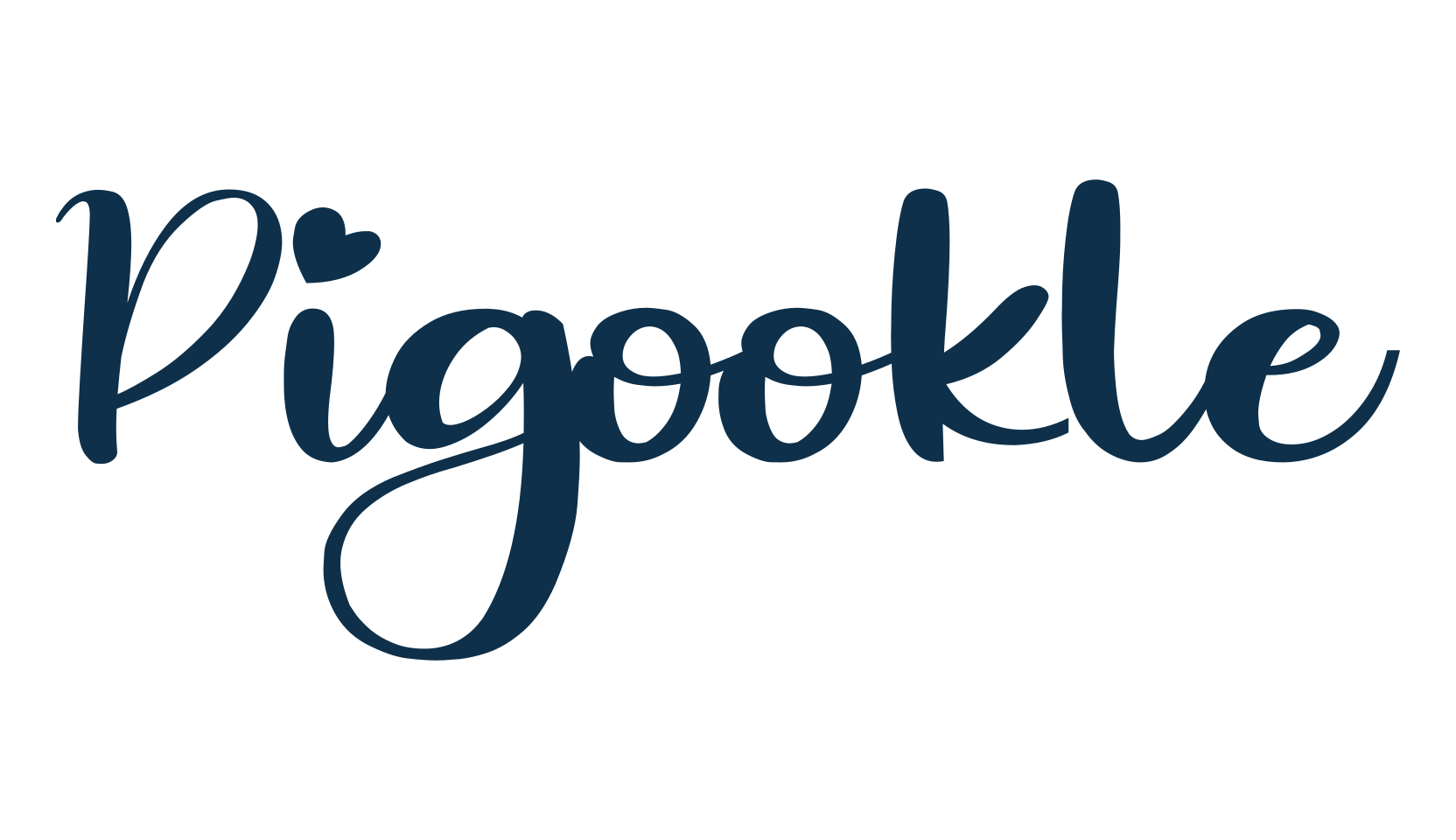 Pigookle, fancy decorative font preview