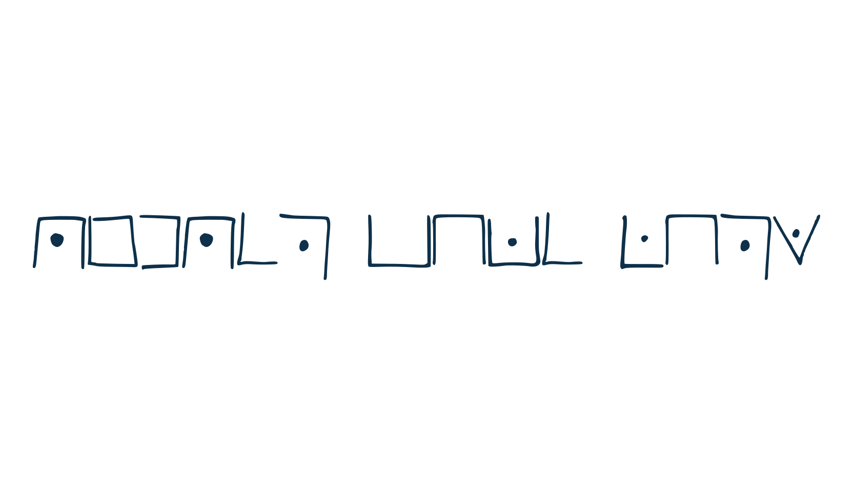 PigPen Code Font, fancy decorative font preview