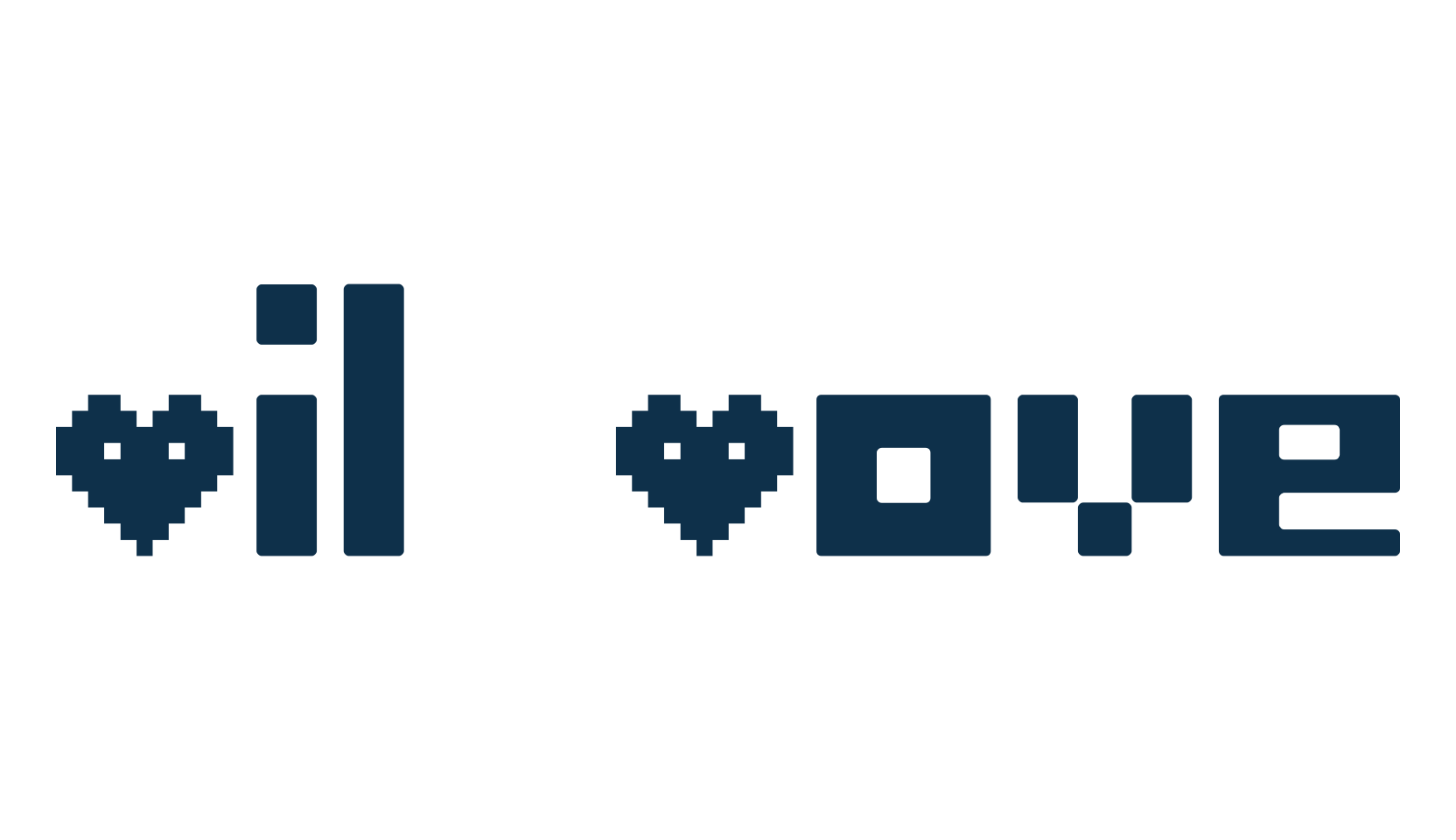 Pil Love, techno lcd sci-fi font preview