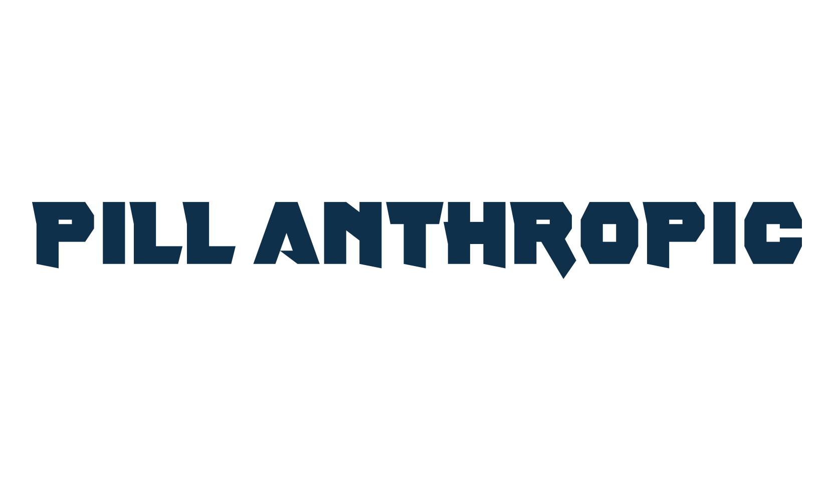 Pill Anthropic, gothic modern font preview