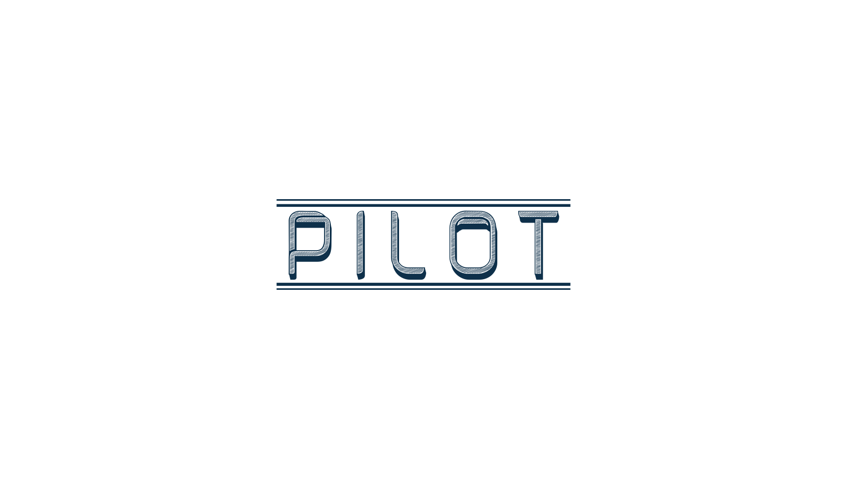 Pilot, fancy decorative font preview