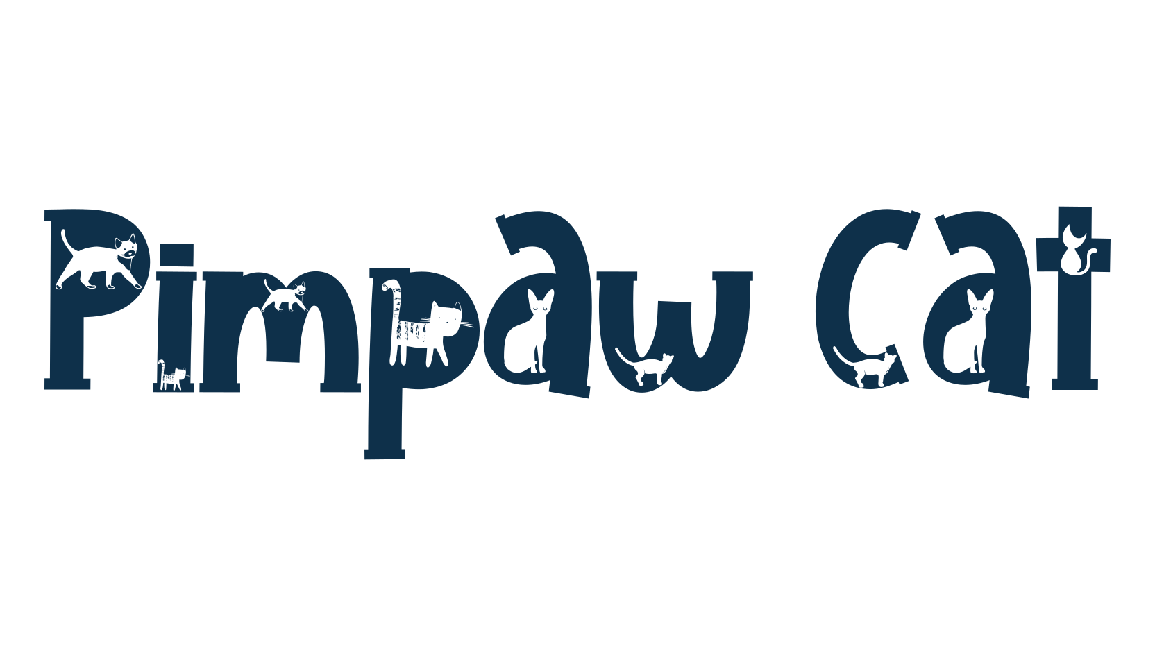 Pimpaw Cat, fancy decorative font preview