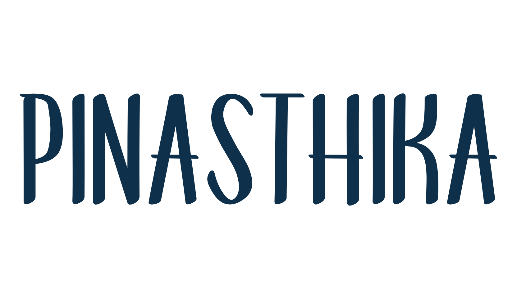 Pinasthika, fancy decorative font preview