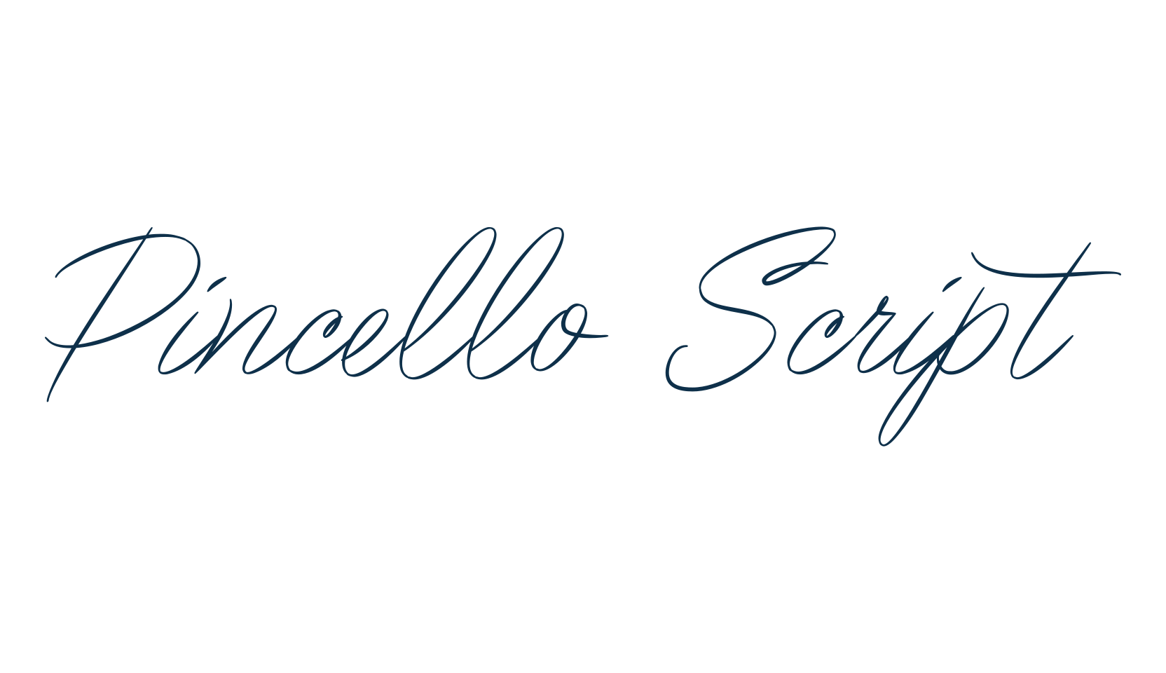 Pincello Script, script handwritten fancy decorative calligraphy font preview