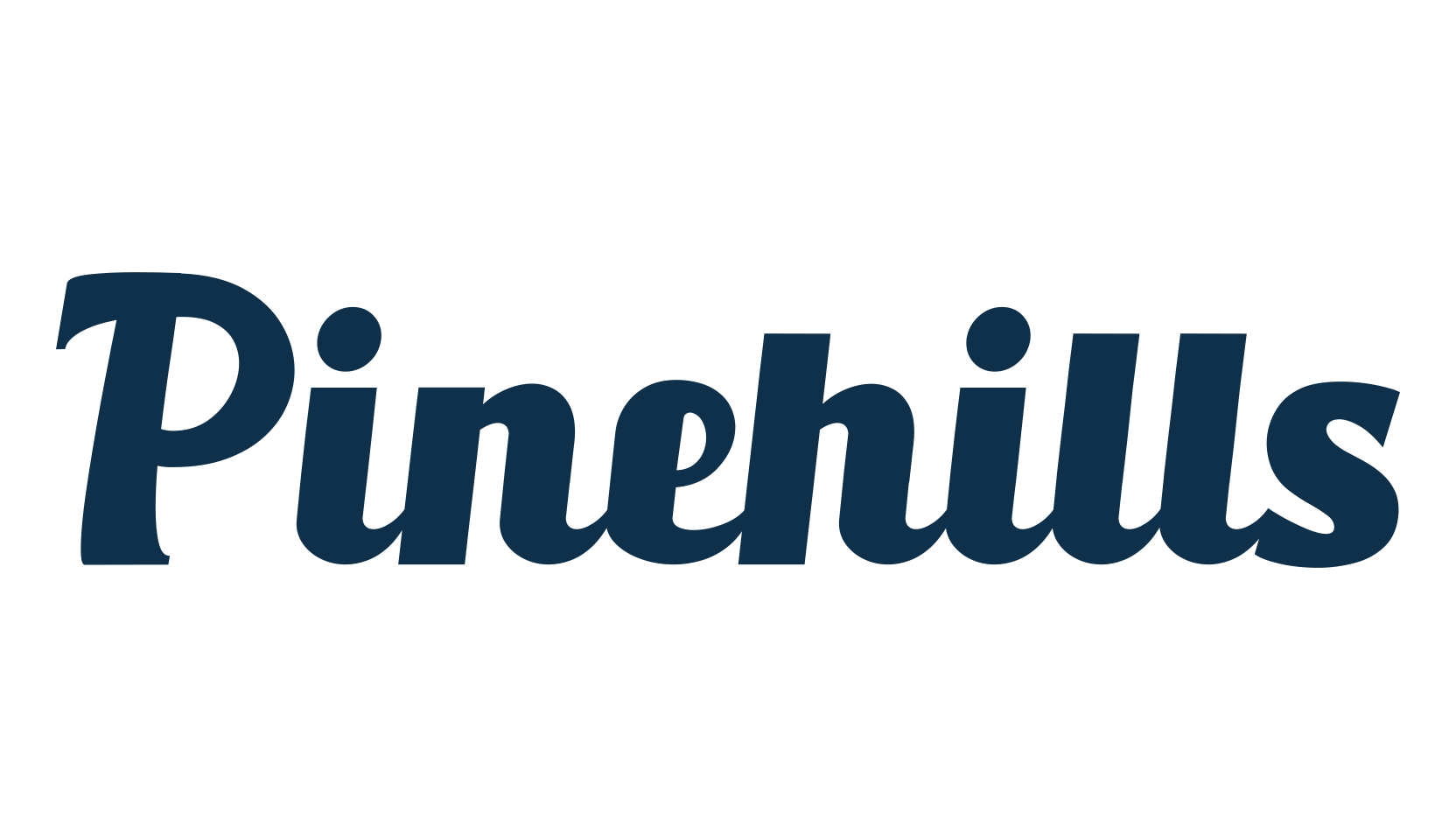 Pinehills, fancy decorative font preview