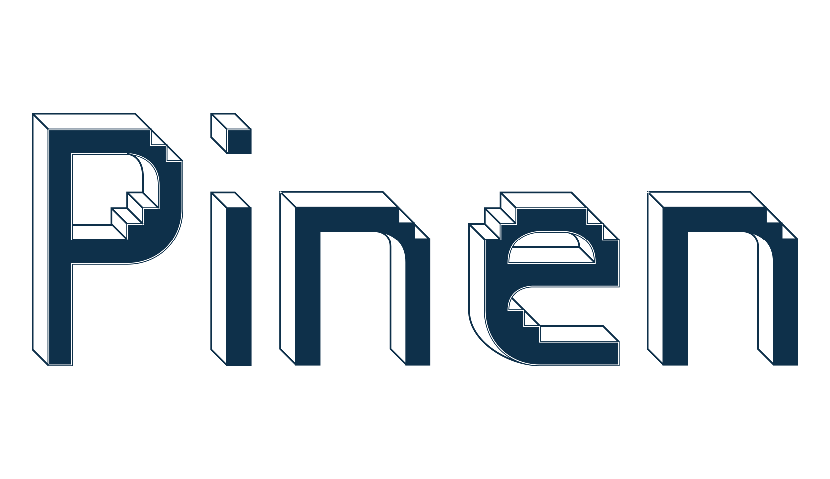 Pinen, decorative font preview