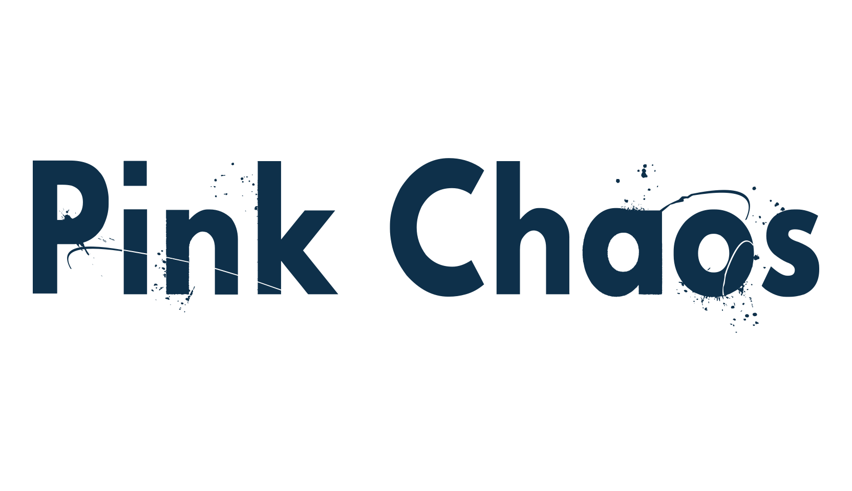 Pink Chaos, fancy eroded decorative font preview