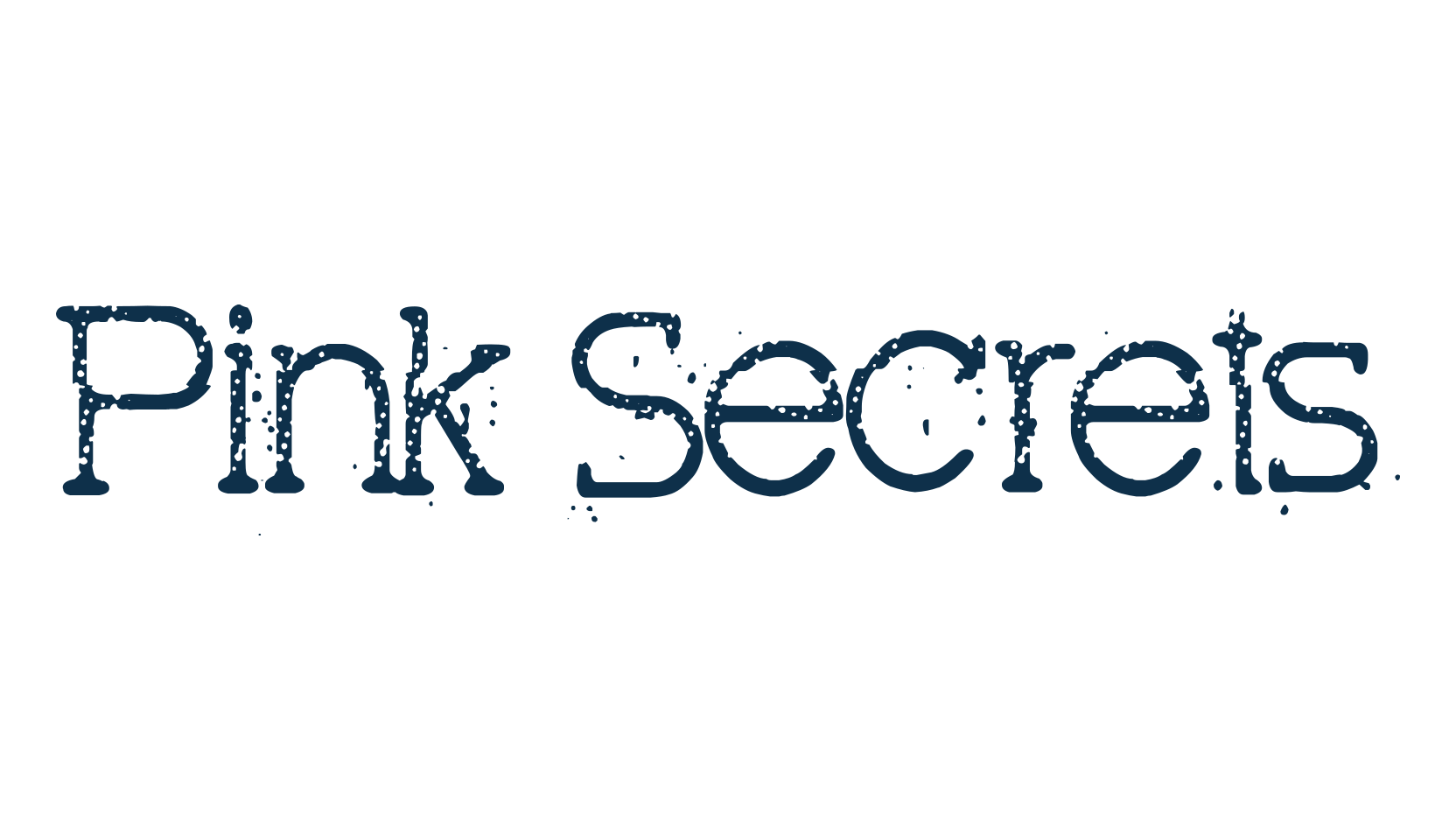 Pink Secrets, fancy destroy decorative font preview