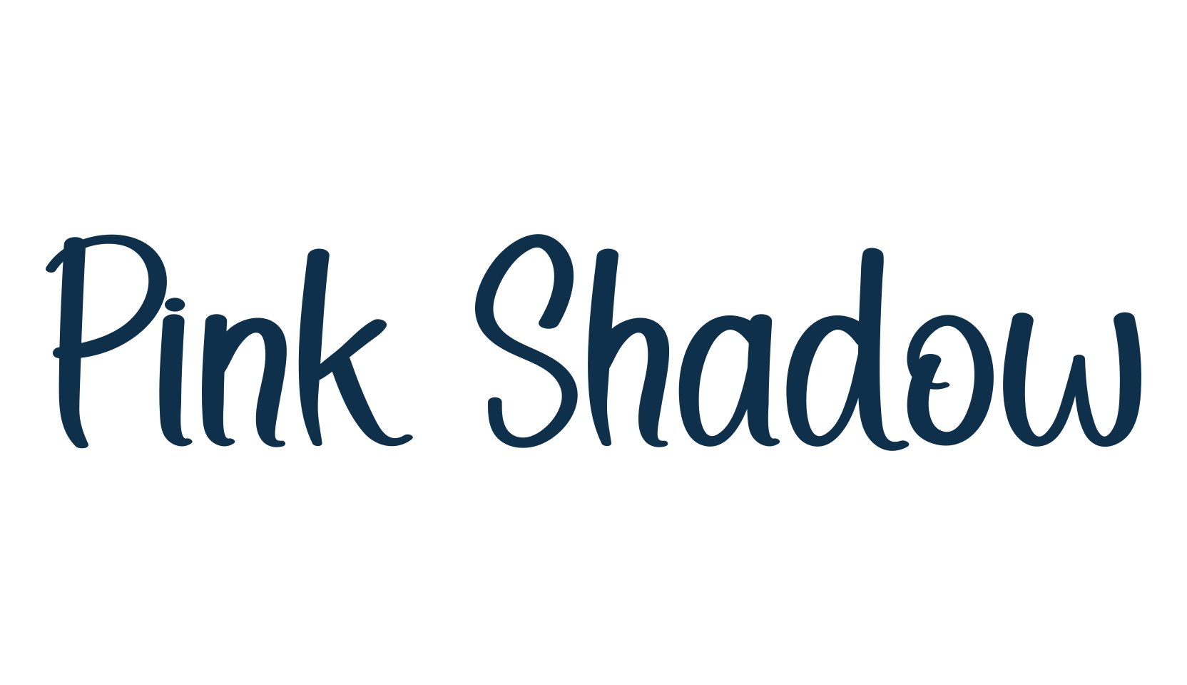 Pink Shadow, display market font preview