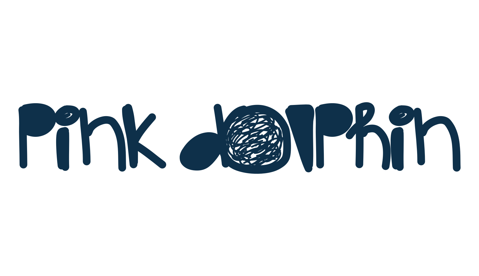 Pink Dolphin, fancy cartoon decorative font preview