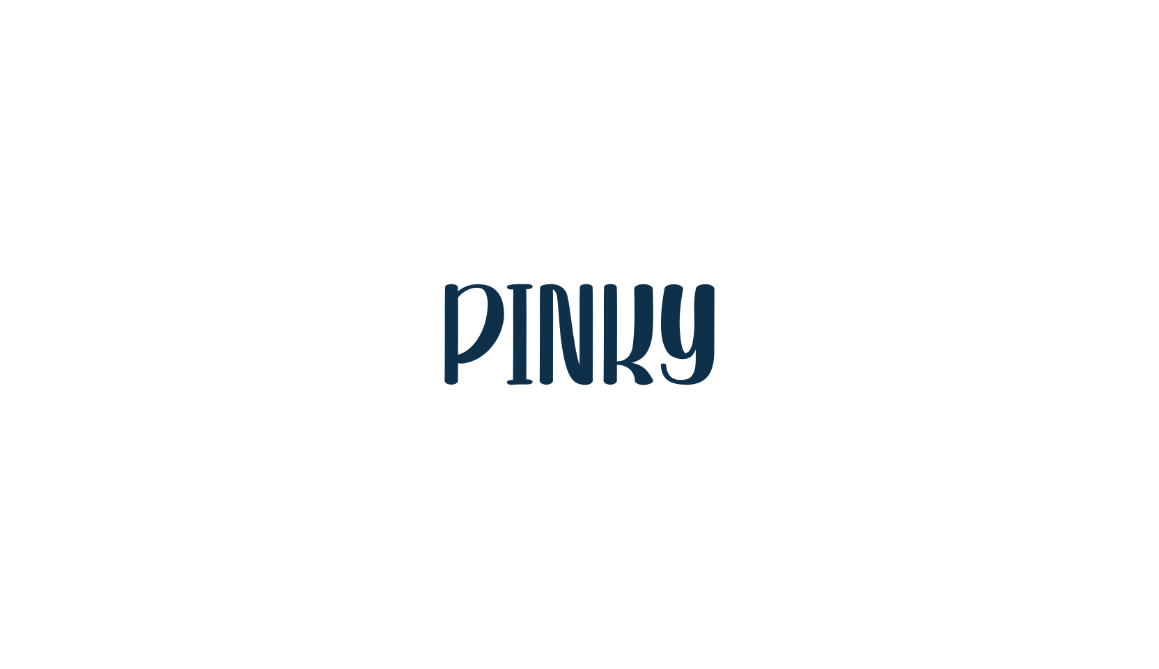 Pinky (pinky-4), fancy decorative font preview