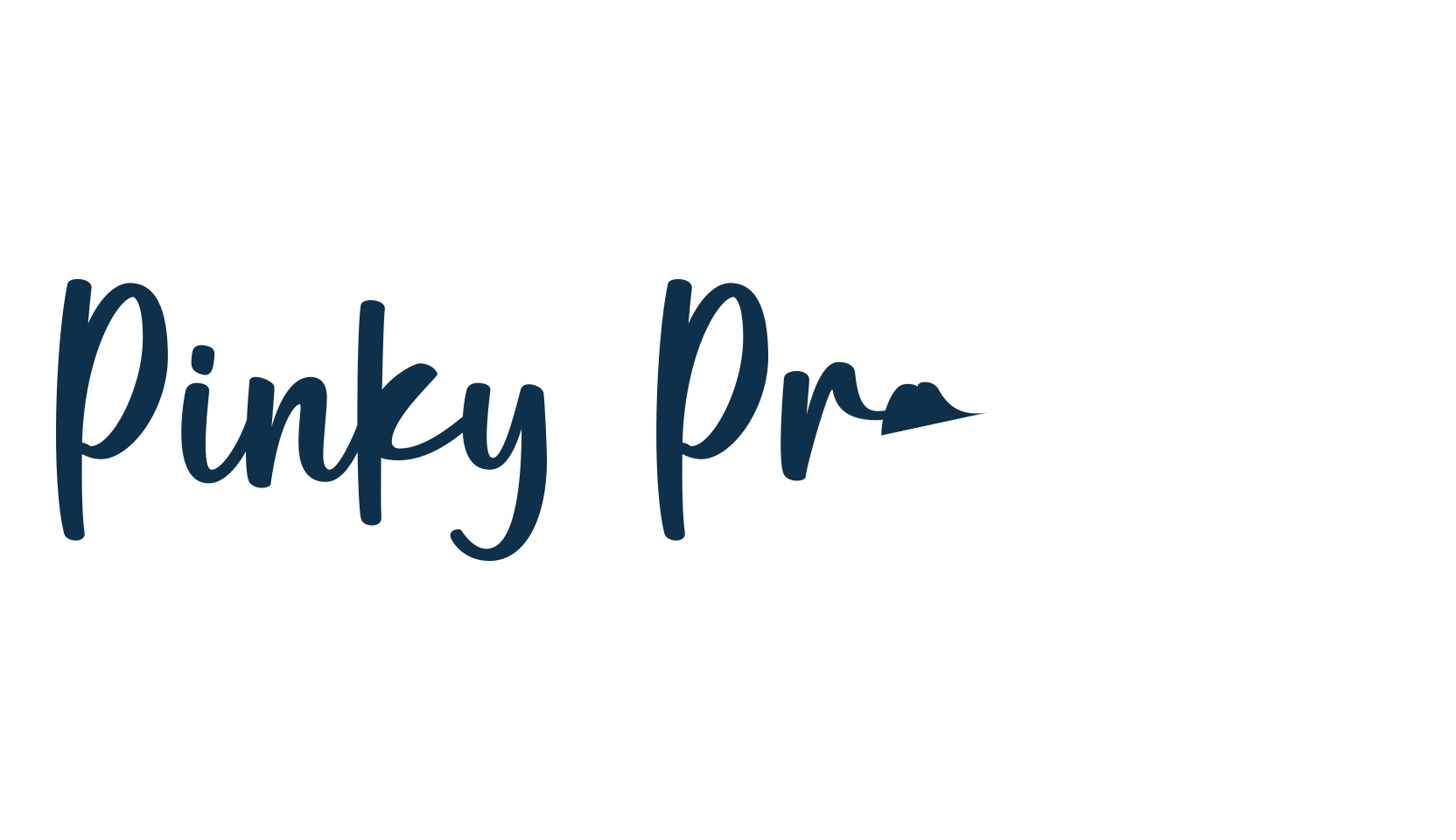 Pinky Promise (pinky-promise-2), script handwritten fancy decorative calligraphy font preview