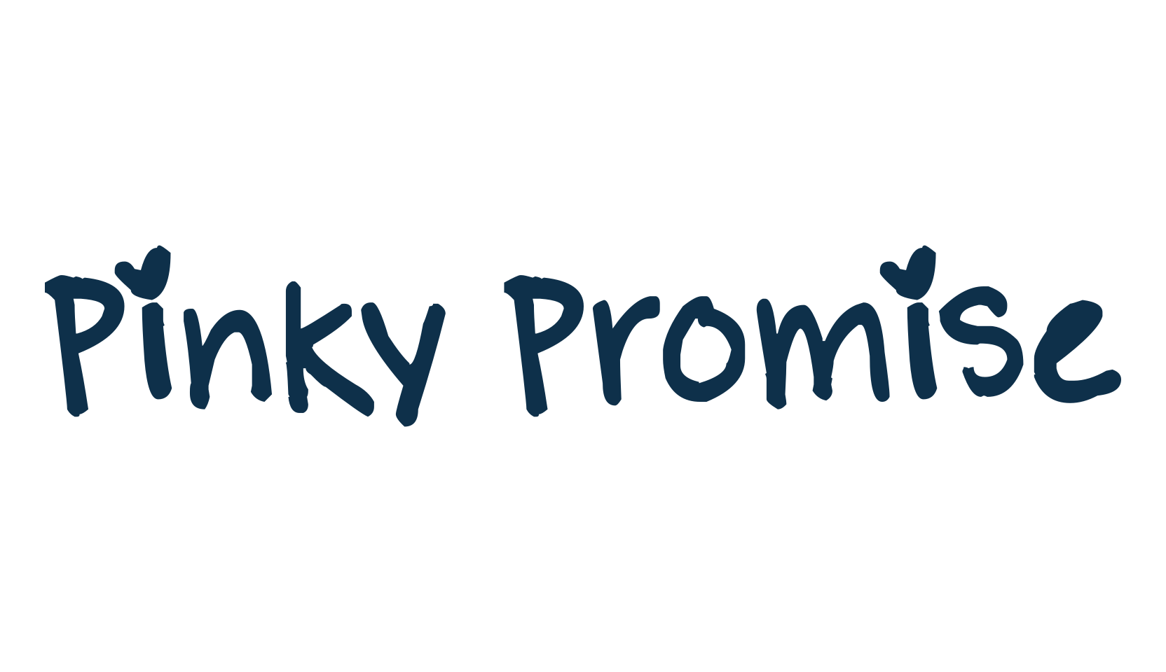 Pinky Promise, handwriting font preview