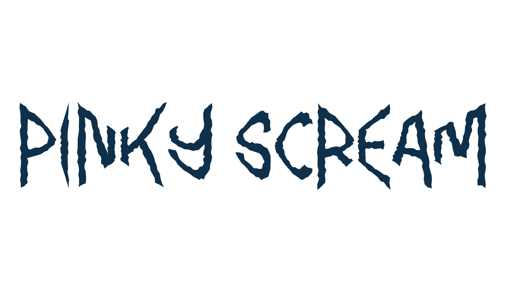 Pinky Scream, display market font preview