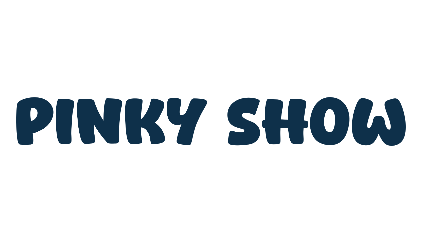 Pinky Show, fancy cartoon decorative font preview