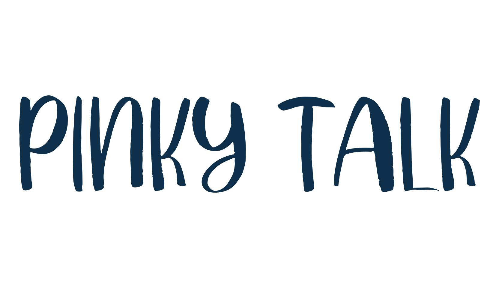 Pinky Talk, fancy various decorative script calligraphy font preview