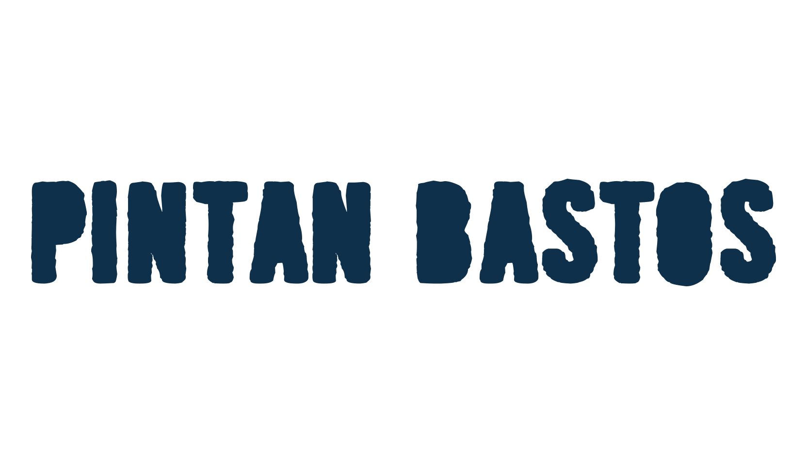Pintan Bastos, fancy eroded decorative font preview