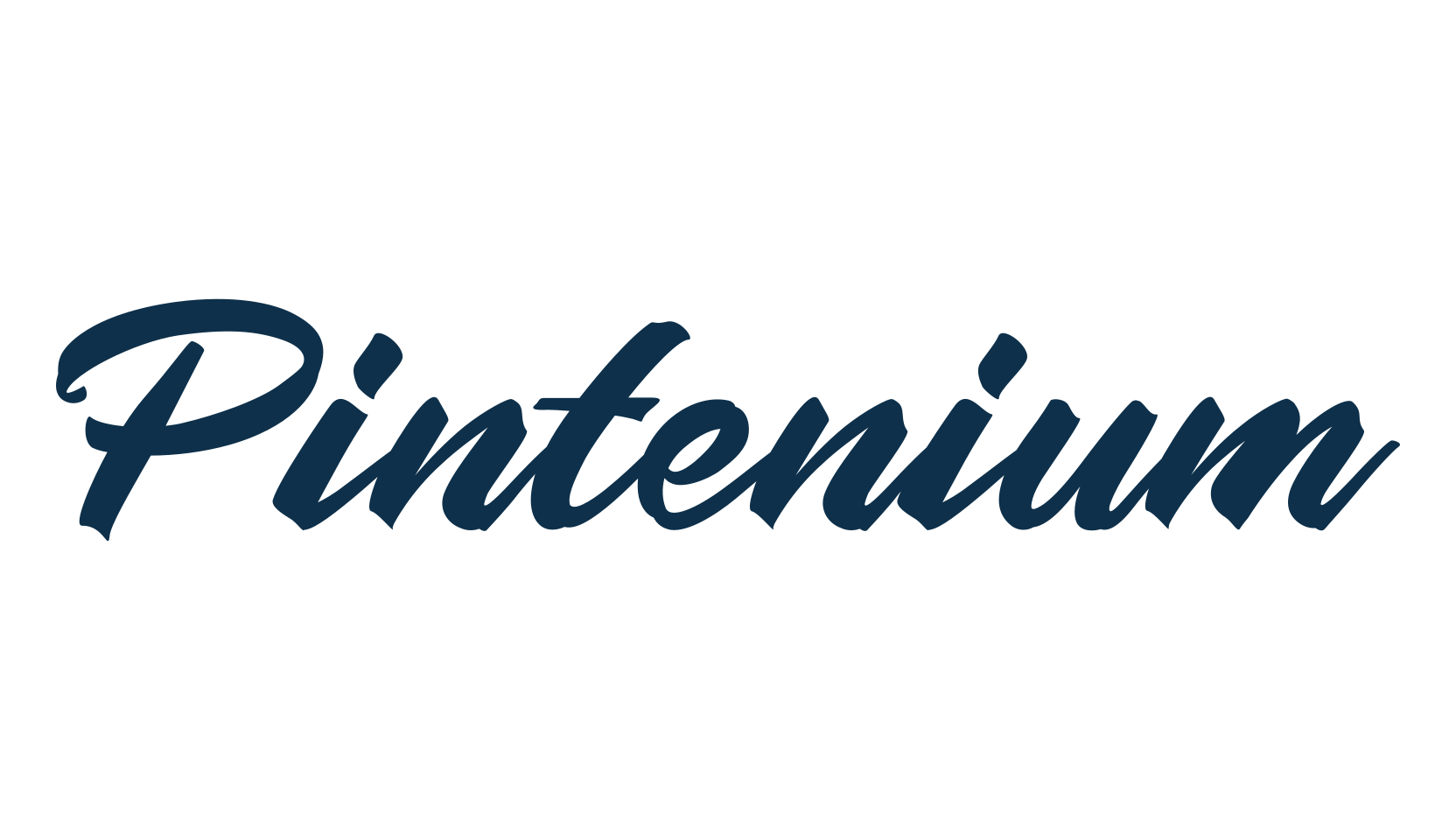 Pintenium, brush font preview
