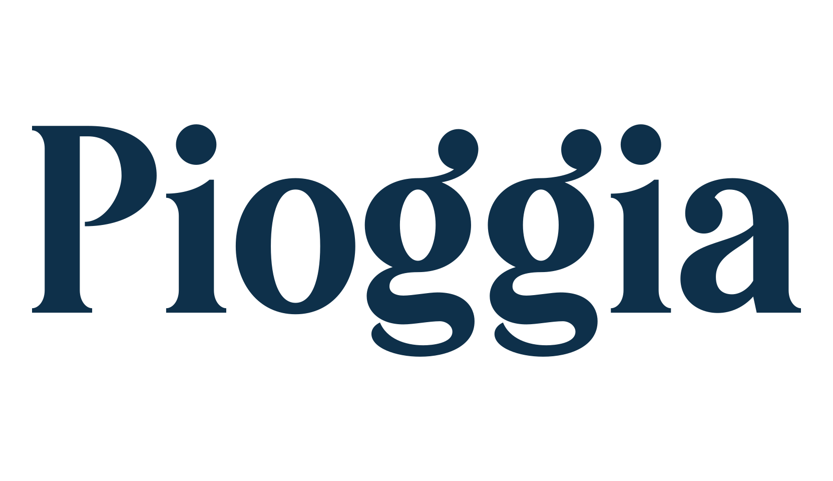Pioggia, serif font preview