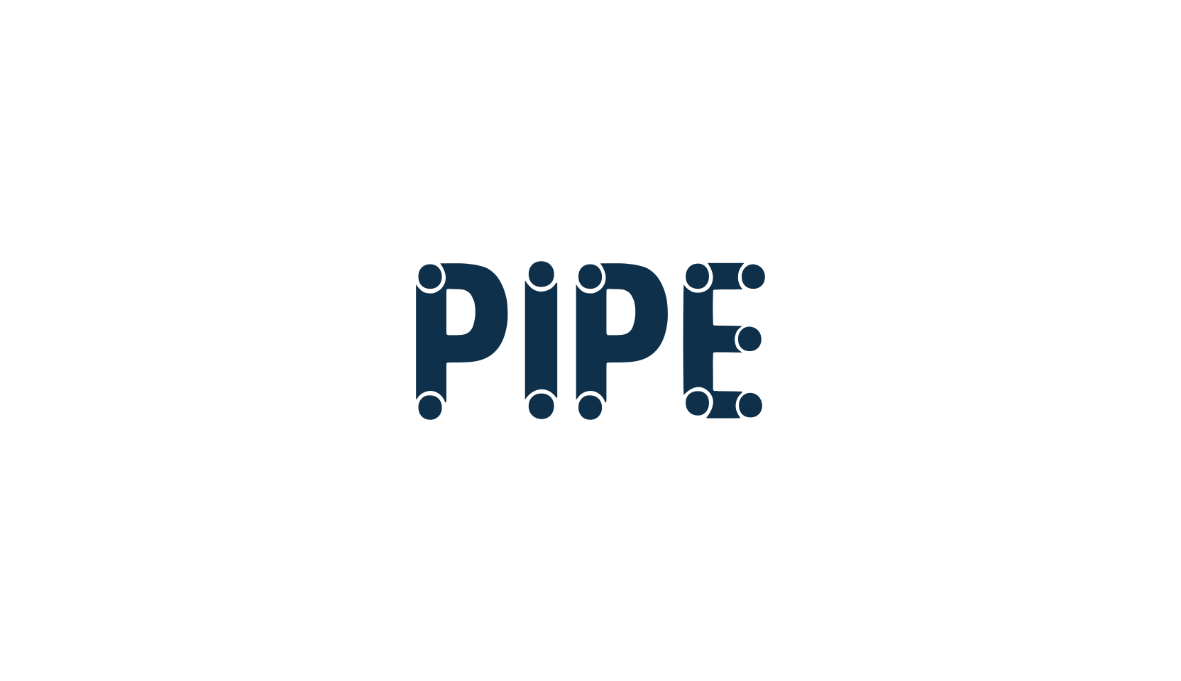 Pipe, various font preview