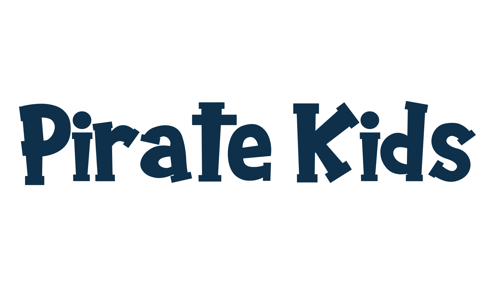 Pirate Kids, cartoon font preview