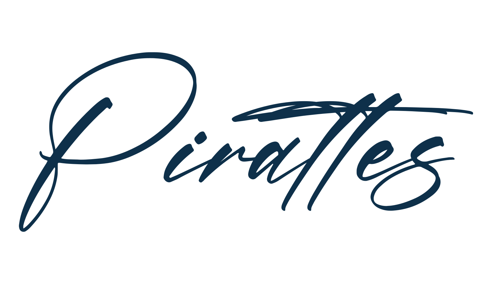 Pirattes, handwriting font preview