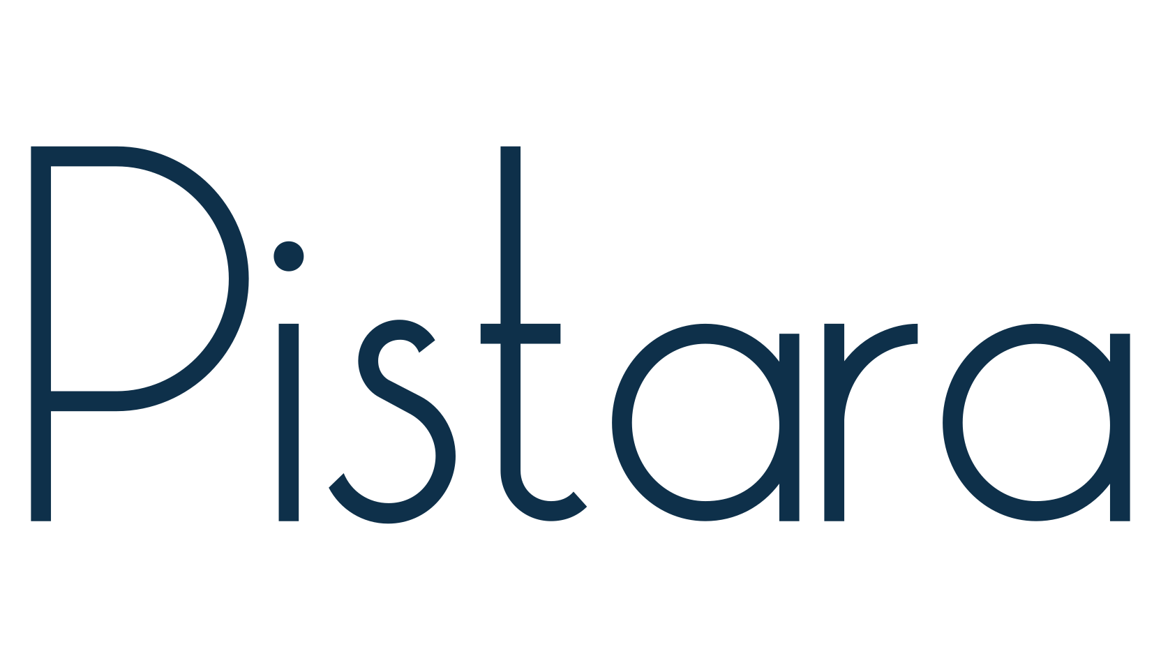 Pistara, basic sans serif font preview