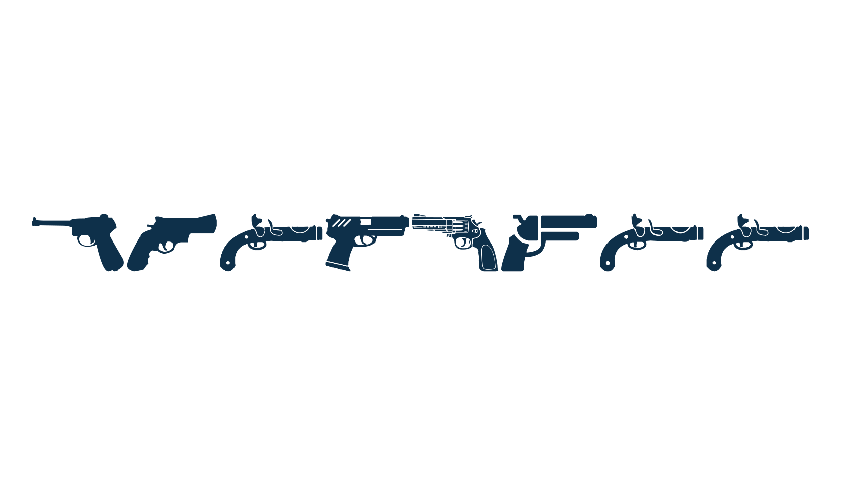 Pistolas, display market font preview