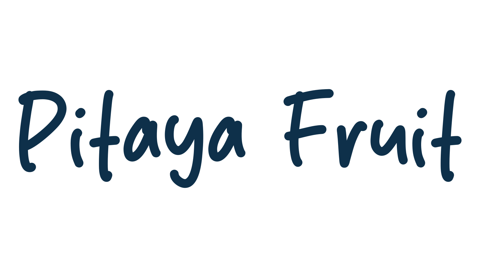 Pitaya Fruit, script handwritten fancy decorative calligraphy font preview