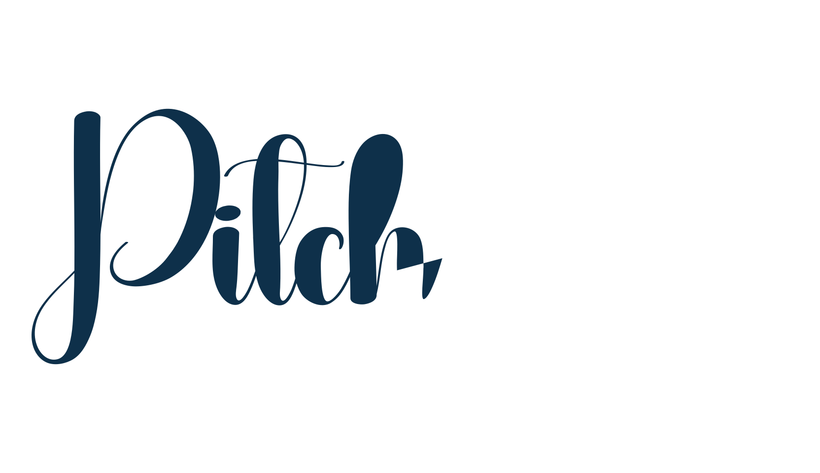 Pitchblack, fancy various decorative script calligraphy font preview