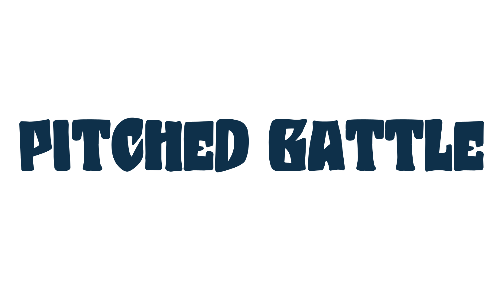 Pitched Battle, various font preview