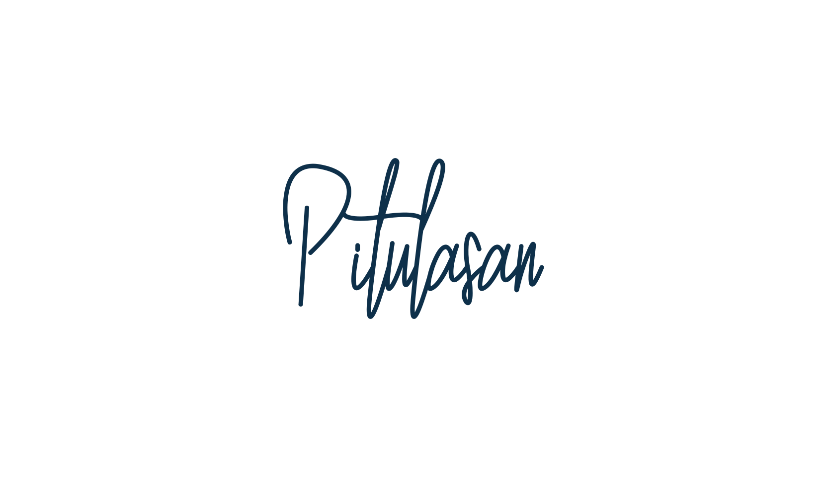 Pitulasan, handwriting font preview
