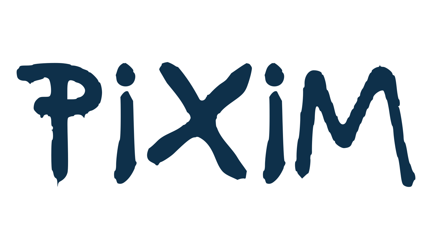 Pixim, graffiti font preview